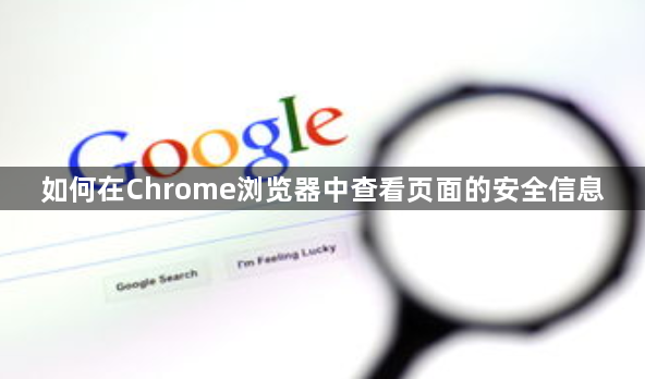 如何在Chrome浏览器中查看页面的安全信息1