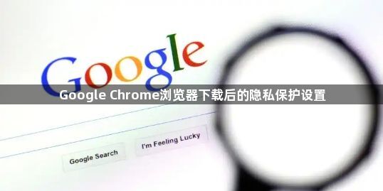 Google Chrome浏览器下载后的隐私保护设置1