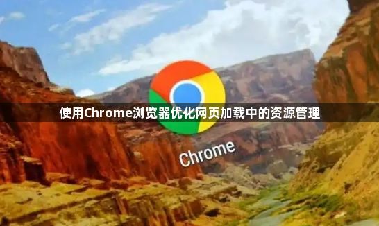 使用Chrome浏览器优化网页加载中的资源管理1