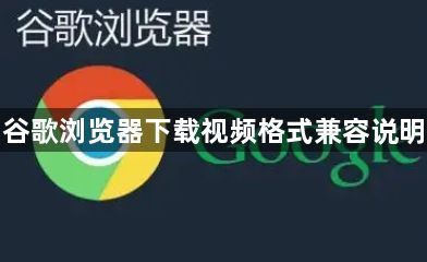 谷歌浏览器下载视频格式兼容说明1