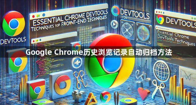 Google Chrome历史浏览记录自动归档方法1