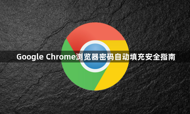 Google Chrome浏览器密码自动填充安全指南1