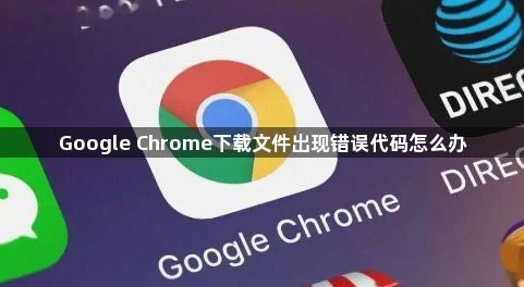 Google Chrome下载文件出现错误代码怎么办1