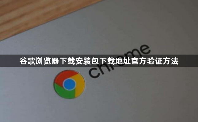 谷歌浏览器下载安装包下载地址官方验证方法1