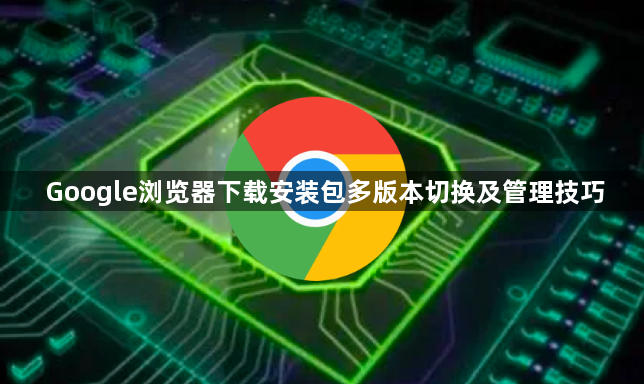 Google浏览器下载安装包多版本切换及管理技巧1