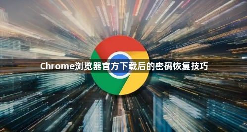 Chrome浏览器官方下载后的密码恢复技巧1