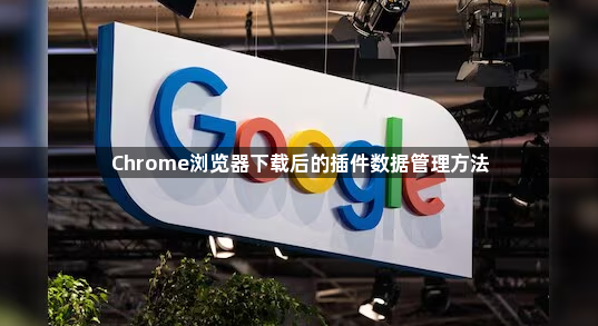 Chrome浏览器下载后的插件数据管理方法1