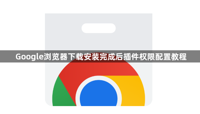 Google浏览器下载安装完成后插件权限配置教程1