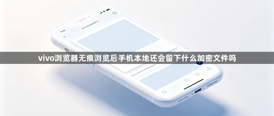 vivo浏览器无痕浏览后手机本地还会留下什么加密文件吗1