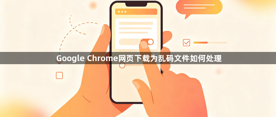 Google Chrome网页下载为乱码文件如何处理1