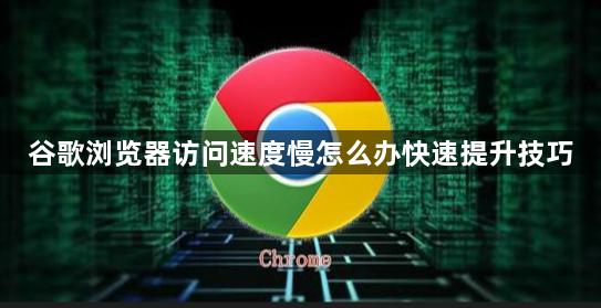 谷歌浏览器访问速度慢怎么办快速提升技巧1