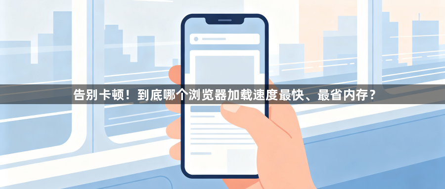 告别卡顿！到底哪个浏览器加载速度最快、最省内存？1