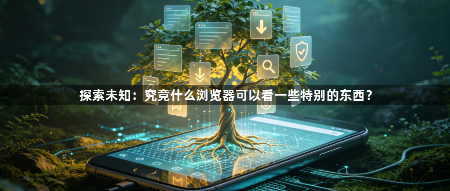 探索未知:究竟什么浏览器可以看一些特别的东西?1