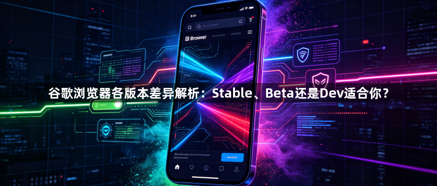 谷歌浏览器各版本差异解析:Stable、Beta还是Dev适合你?1