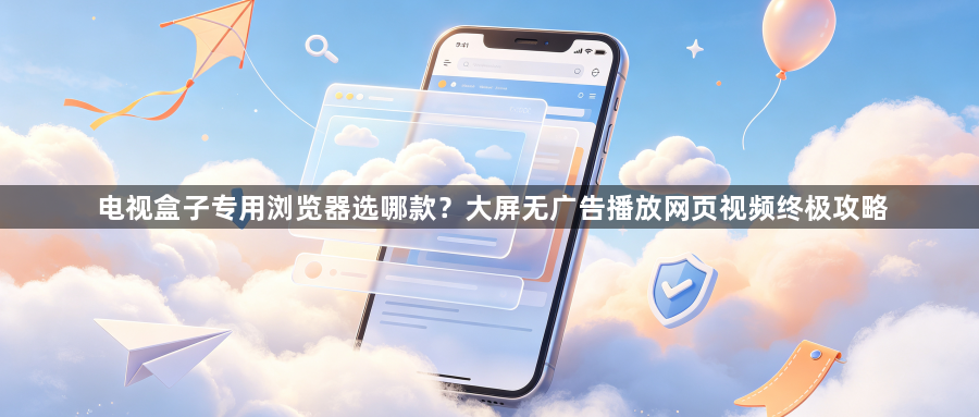 电视盒子专用浏览器选哪款？大屏无广告播放网页视频终极攻略1