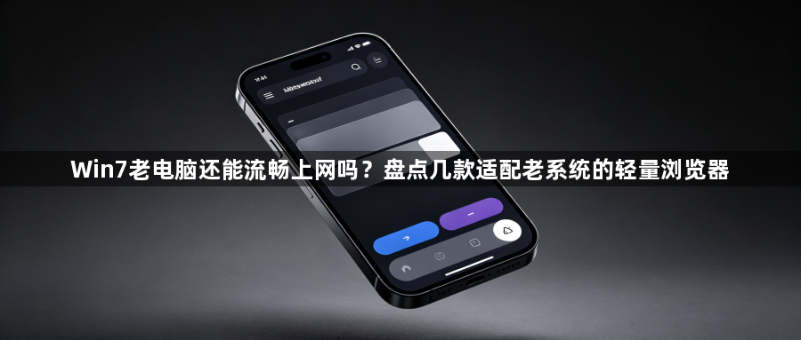 Win7老电脑还能流畅上网吗?盘点几款适配老系统的轻量浏览器1