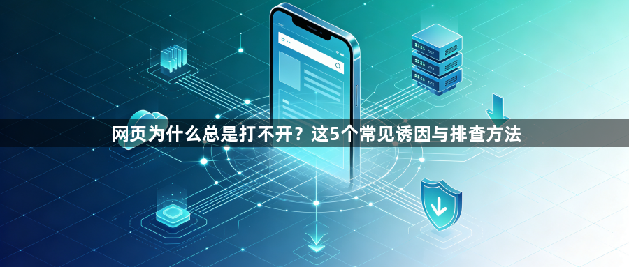 网页为什么总是打不开？这5个常见诱因与排查方法1