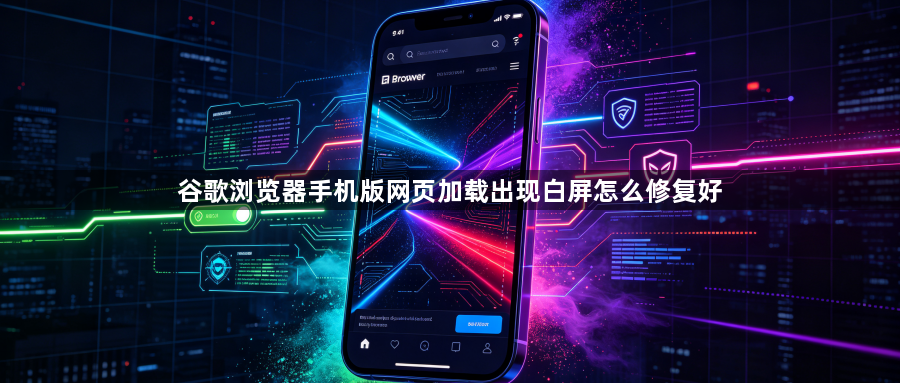 谷歌浏览器手机版网页加载出现白屏怎么修复好1
