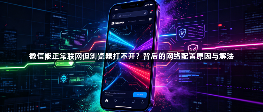 微信能正常联网但浏览器打不开？背后的网络配置原因与解法1