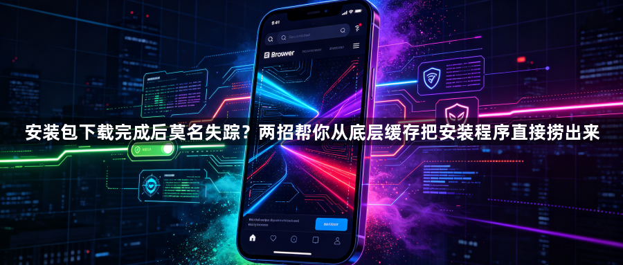安装包下载完成后莫名失踪？两招帮你从底层缓存把安装程序直接捞出来1