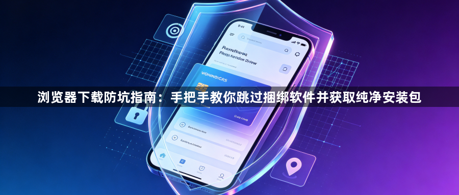 浏览器下载防坑指南:手把手教你跳过捆绑软件并获取纯净安装包1