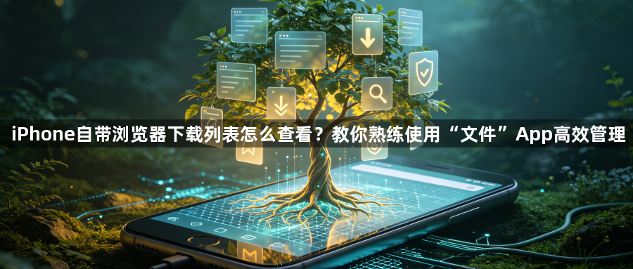iPhone自带浏览器下载列表怎么查看？教你熟练使用“文件”App高效管理1