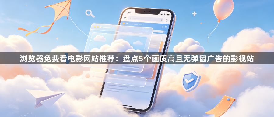 浏览器免费看电影网站推荐：盘点5个画质高且无弹窗广告的影视站1