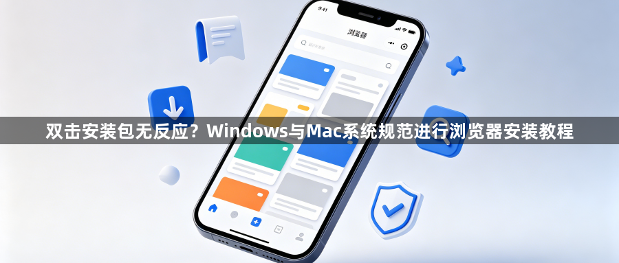 双击安装包无反应?Windows与Mac系统规范进行浏览器安装教程1