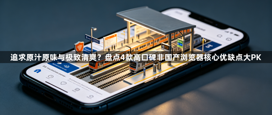 追求原汁原味与极致清爽？盘点4款高口碑非国产浏览器核心优缺点大PK1