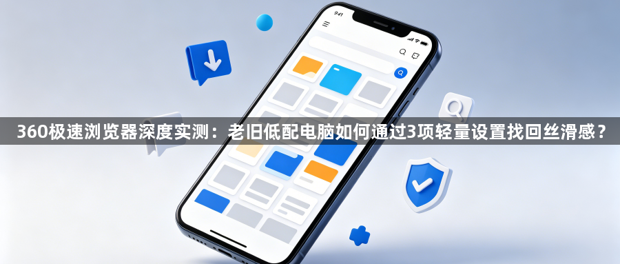 360极速浏览器深度实测:老旧低配电脑如何通过3项轻量设置找回丝滑感?1