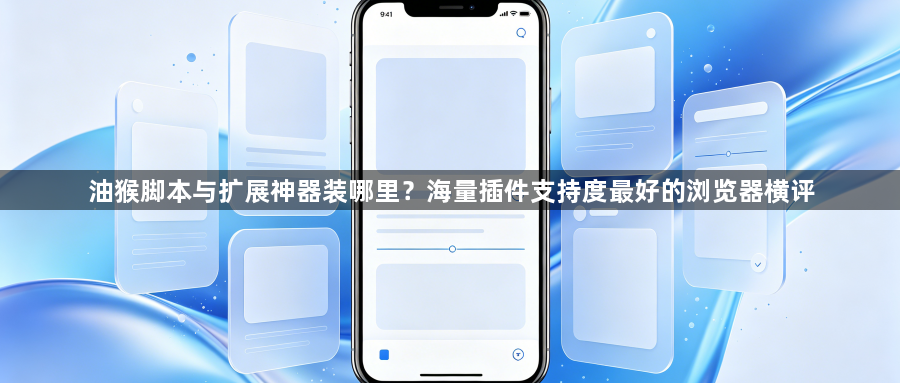 油猴脚本与扩展神器装哪里？海量插件支持度最好的浏览器横评1